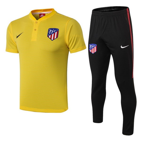 Polo Conjunto Completo Atlético de Madrid 2018/19 Amarillo